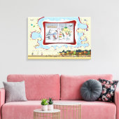 Blud Klinic | Valentijnsdag 24x16 Canvas Afdruk (Insitu (Woonkamer))