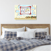 Blud Klinic | Valentijnsdag 24x16 Canvas Afdruk (Insitu (Slaapkamer))