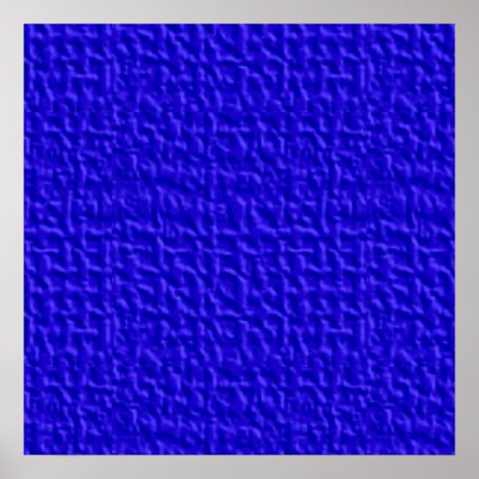 blue057 DARK ROYAL BLUE WAFFLE TEXTURE TEMPLATE BA Poster (Voorkant)