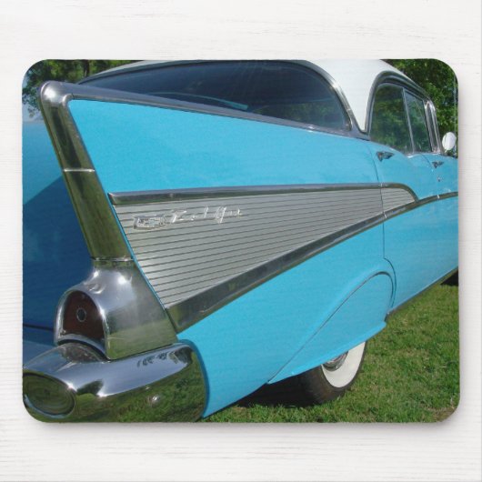 Blue 1957 Chevy Mousepad Muismat (Voorkant)