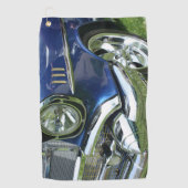 Blue 1957 Chevy Vintage Car Golfhanddoek (Voorkant)