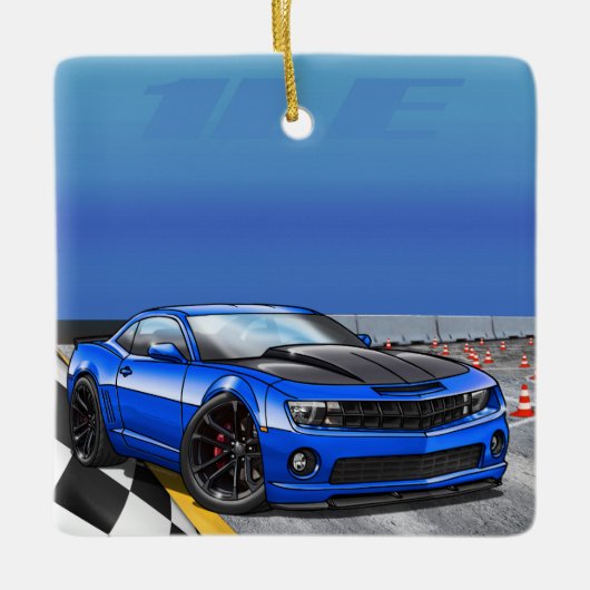 Blue_1LE Keramisch Ornament (Voorkant)