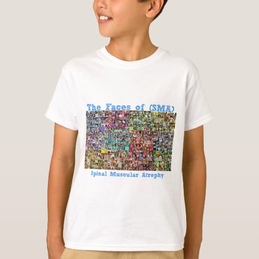 Blue 2014 Faces of SMA T-shirt (Voorkant)