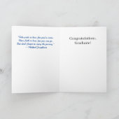 Blue 2022 Gefeliciteerd, Afstuderen Kaart - Vrouw (Binnen)