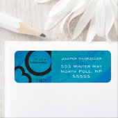 Blue 30 Decade Birthday Etiket (Insitu)