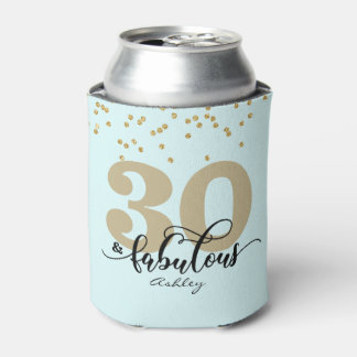 Blue 30 en Fabulous Birthday Koelbox Blikjeskoeler