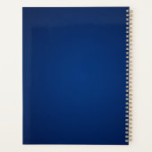 Blue 3D Caduceus Gold Cross Medical Cross Planner (Achterkant)