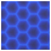 Blue 3D Honeycomb Stof (Close Up)