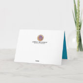 Blue 40 Decade Birthday Kaart (Achterkant)