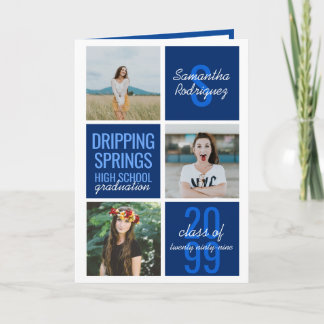 Blue 4-Photo Fun Boxes Afstuderen