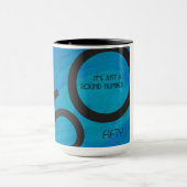 Blue 50 Decade Birthday Mok (Midden)