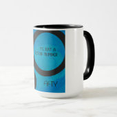 Blue 50 Decade Birthday Mok (Voorkant rechts)