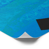 Blue 50 Decade Birthday Poster (Hoek)