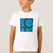 Blue 50 Decade Birthday T-shirt (Voorkant)