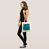 Blue 50 Decade Birthday Tote Bag (Voorkant (model))
