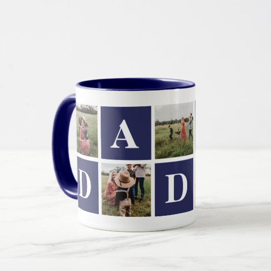 Blue 5 Photo Collage Papa Mok (Voorkant links)