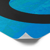 Blue 80 Decade Birthday Poster (Hoek)