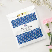 Blue 80s 90s Throw Back Music Classic Bedankzakje (Gezegeld)