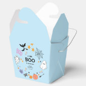 Blue A Little Boo Schattige Ghost Halloween Baby s Bedankdoosjes (Geopend)