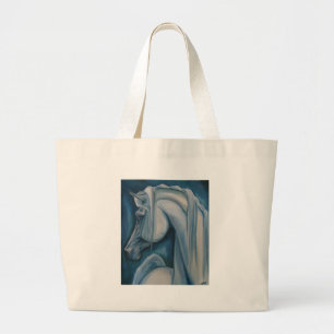 Blue Aarabian Grote Tote Bag