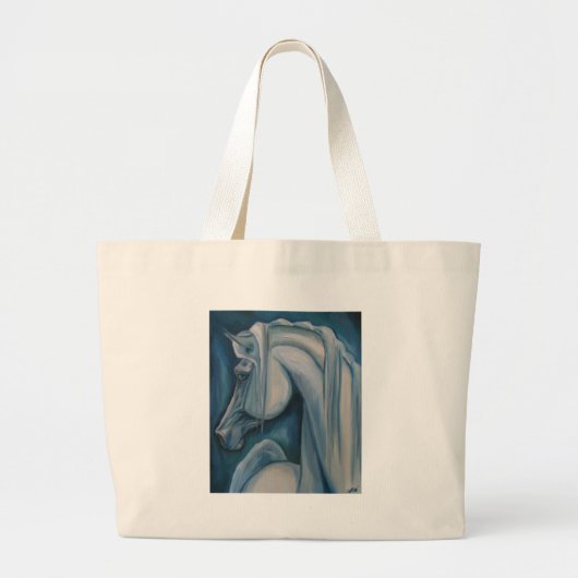 Blue Aarabian Grote Tote Bag (Voorkant)