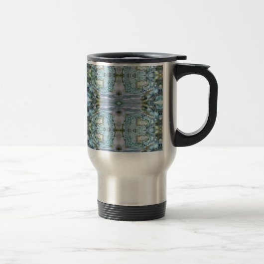 Blue Abalone Design Travel Mug Reisbeker (Rechts)