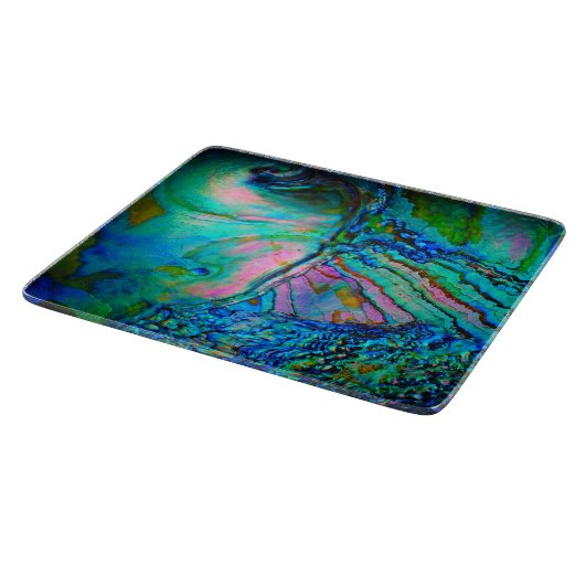 Blue Abalone Shell Snijplank (Hoek)