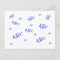 Blue ABC