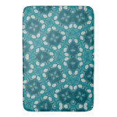 Blue Abstract Bath Mat (Voorkant Verticaal)