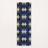 Blue abstract design stylish yoga mat (Voorkant)