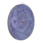 Blue Abstract Fractal Dart Board Dartbord (Voorkant Links)