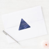 Blue Abstract Fractal Triangle Sticker (Envelop)