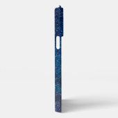 Blue Abstract Motivational iPhone 13 Pro Max Case Hoesje (Rechterkant)