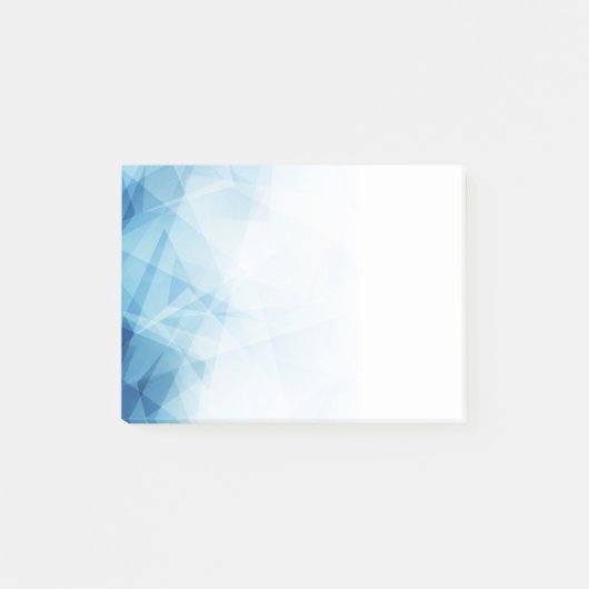 Blue Abstract Post-it-Notes Post-it® Notes (Voorkant)