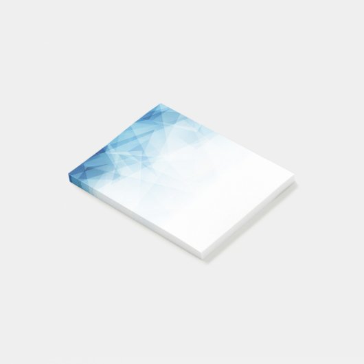 Blue Abstract Post-it-Notes Post-it® Notes (Schuin)