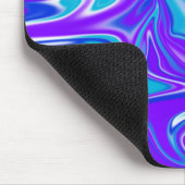 Blue Abstract Silky Sky Pattern Muismat (Hoek)