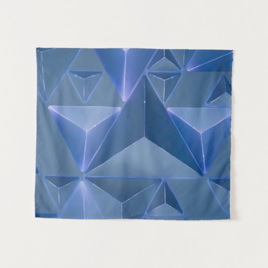 Blue abstract wallpaper wandkleed (Voorkant (horizontaal))