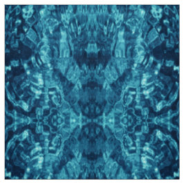 Blue Abstract Water Photo Fabric Stof