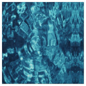 Blue Abstract Water Photo Fabric Stof (Close Up)