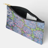 Blue Abundance Floral Accessoires Pouch Etui (Open)