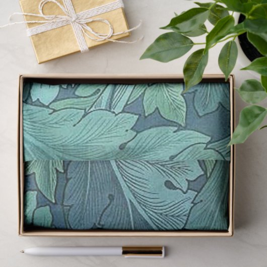 Blue Acanthus Leaf Tissuepapier (Geschenk)