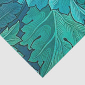 Blue Acanthus Leaf Tissuepapier (Detail)
