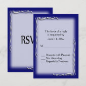 Blue Accent RSVP (Voorkant / Achterkant)