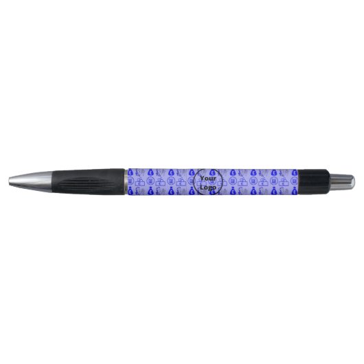 Blue accountant business pattern pen (Voorkant)