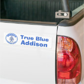 Blue Addison Bumpersticker (Op Truck)
