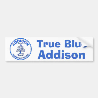 Blue Addison Bumpersticker