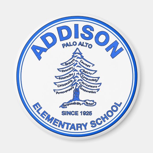 Blue Addison Magnet (Voorkant)