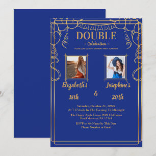 Blue Adult Joint Birthday Party 2 Foto Kaart