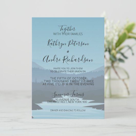 Blue Adventure Travel Mountain Range Kaart (Staand voorkant)