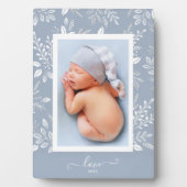 Blue Afbeelding Easel Back Frameless Photo Holder Fotoplaat (voorkant)